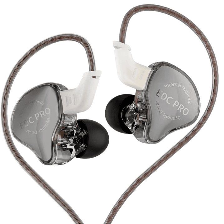 Auriculares In-Ear KZ EDC Pro OFC Cable Version 1 Driver Dinámico (1DD) 1