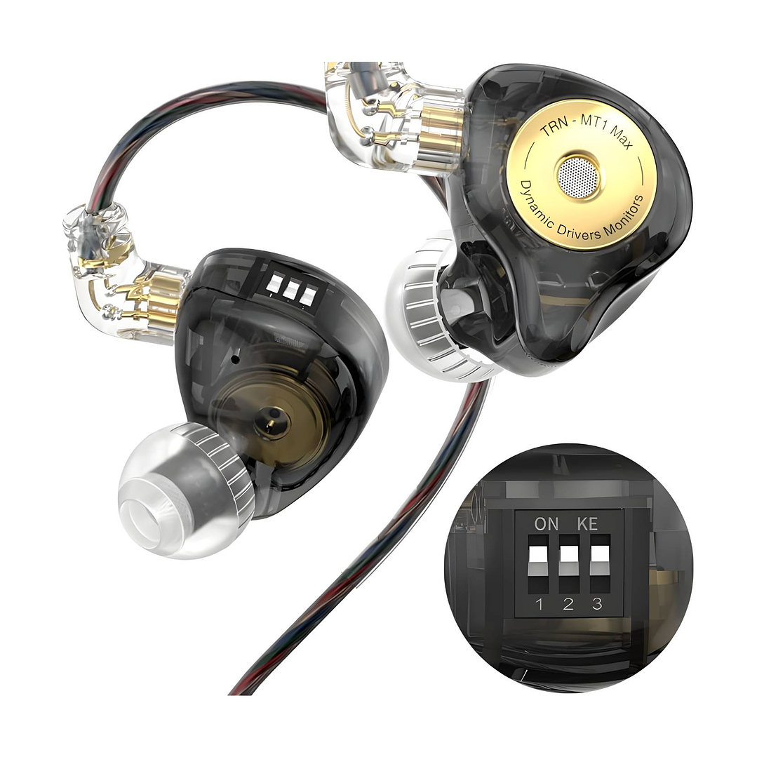 Auriculares In-Ear TRN MT1 Max con Switch 1 Driver Dinámico (1DD) 3