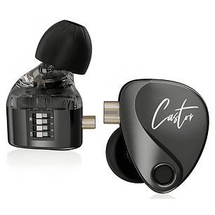 Auriculares In-Ear KZ Castor Harman Target Improved Bass Version 2 Drivers Dinámicos (2DD)