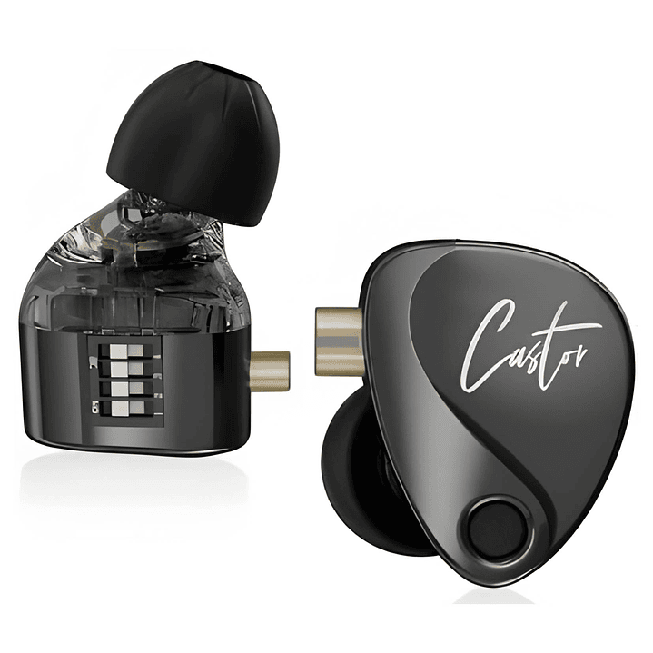 Auriculares In-Ear KZ Castor Harman Target Improved Bass Version 2 Drivers Dinámicos (2DD) 2