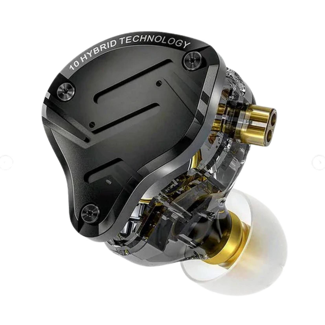 Auriculares In-Ear KZ ZS10 Pro X 5 Drivers Híbridos (1DD+4BA) 2