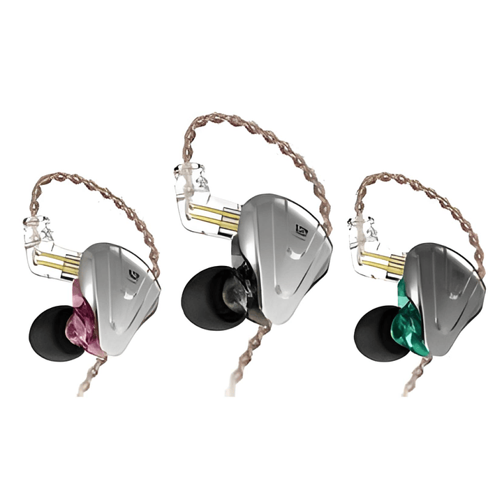 Auriculares In-Ear KZ ZSX Terminator 6 Drivers Híbridos (1DD+5BA) 1