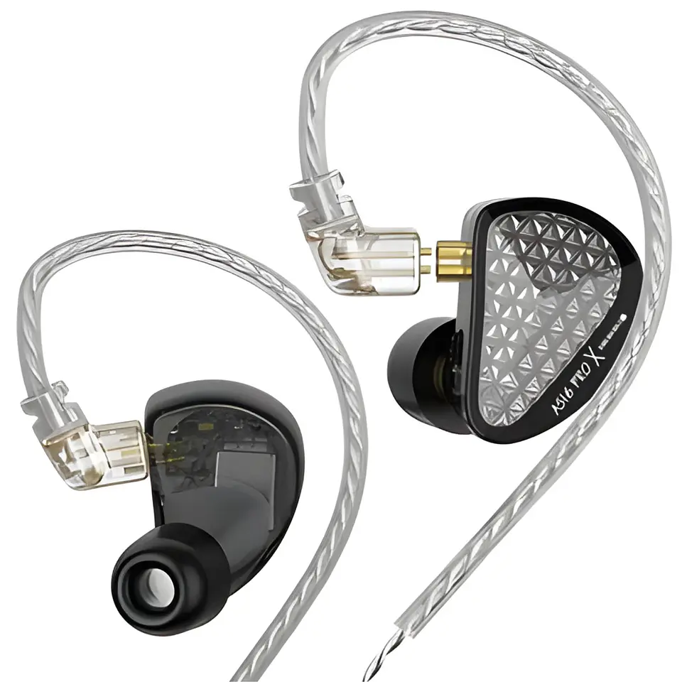 Auriculares In-Ear KZ AS16 Pro X 8 Drivers Balanceados (8BA) 2