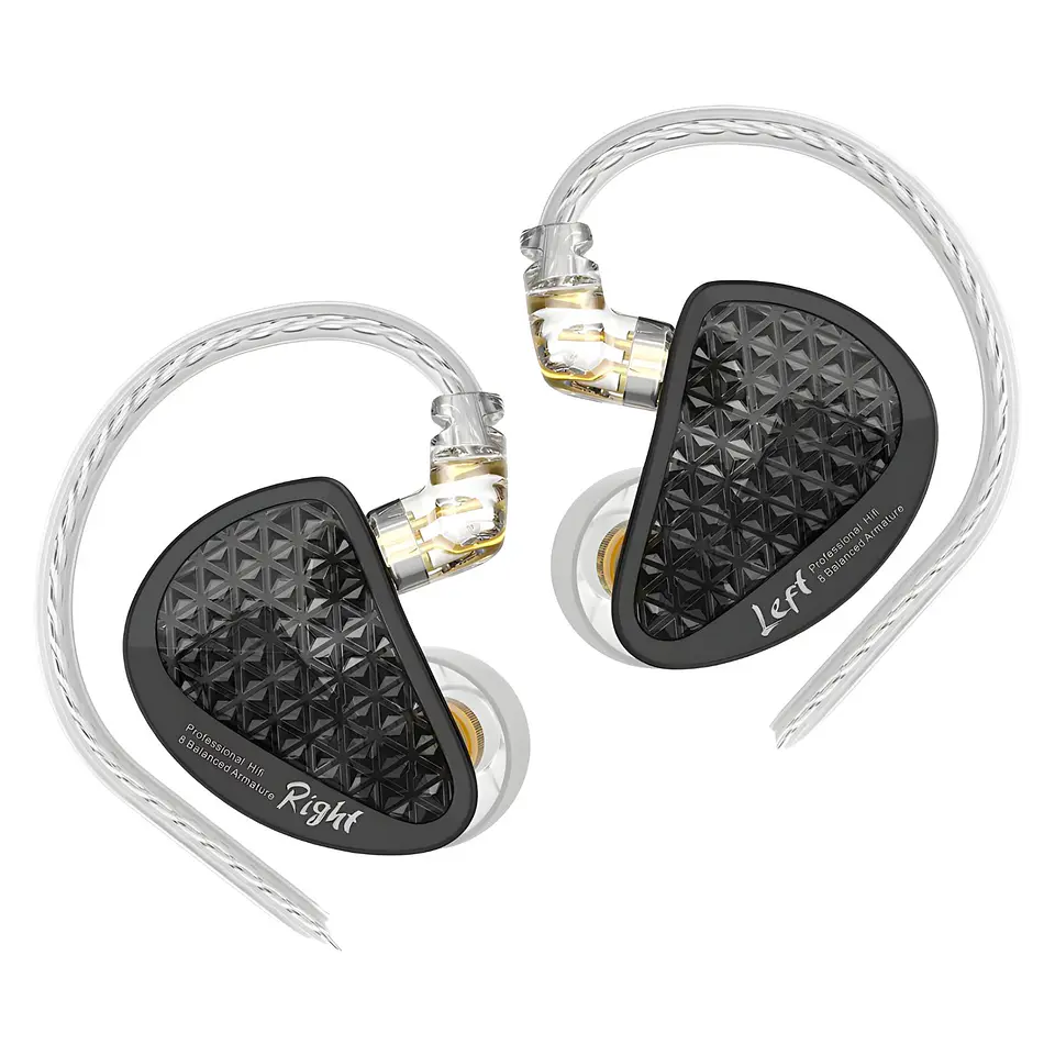 Auriculares In-Ear KZ AS16 Pro X 8 Drivers Balanceados (8BA) 1
