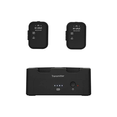 Transmisor Inalámbrico Dual para Monitoreo In Ear M-Vave SWS12