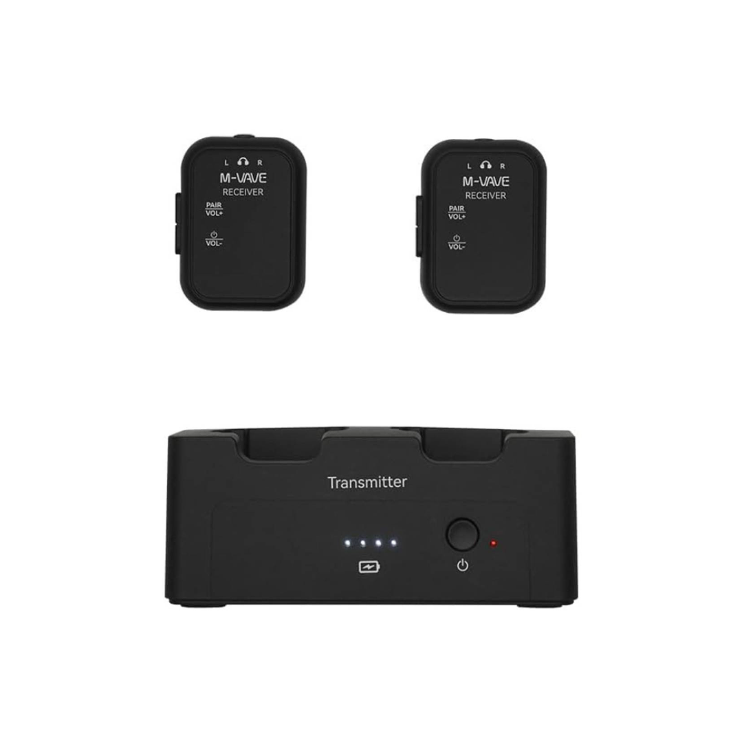 Transmisor Inalámbrico Dual para Monitoreo In Ear M-Vave SWS12 2