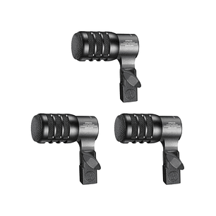 Kit 3 Micrófonos Hipercardioides Dinámicos para Toms Audio-Technica ATM230PK