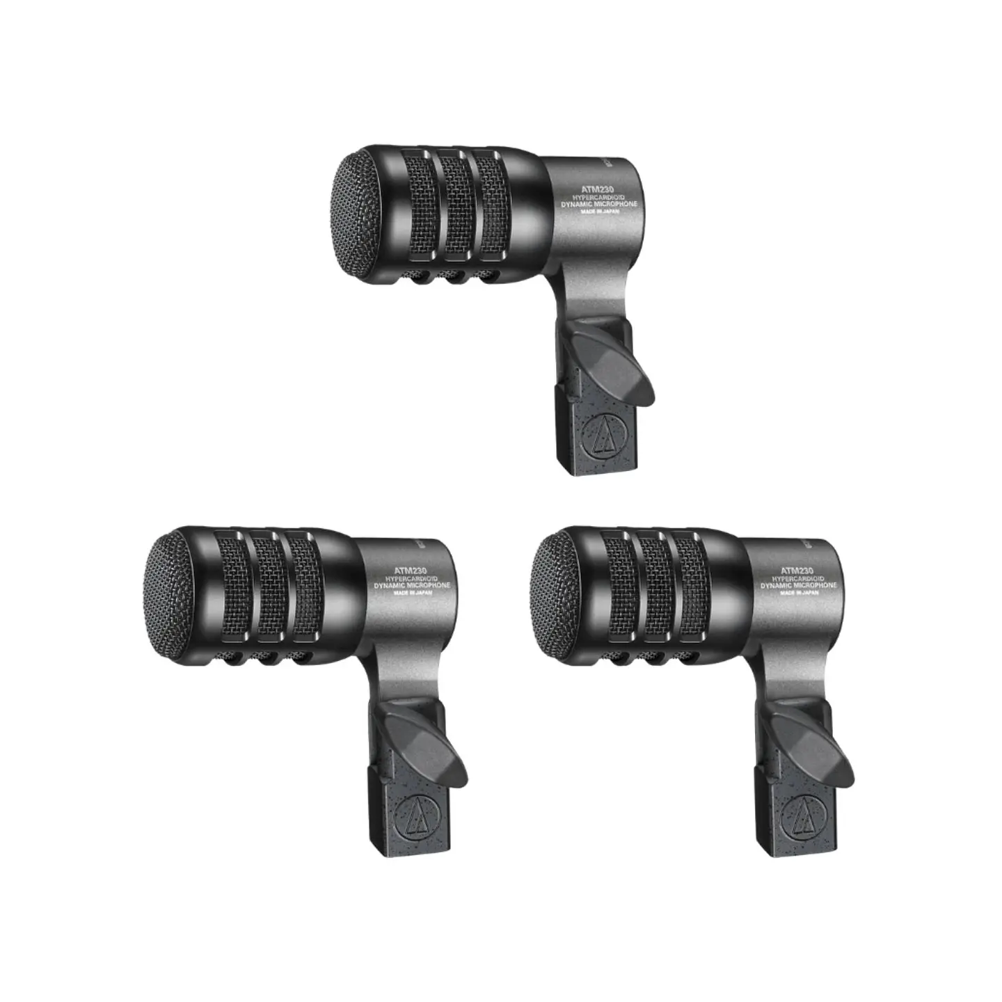 Kit 3 Micrófonos Hipercardioides Dinámicos para Toms Audio-Technica ATM230PK 1