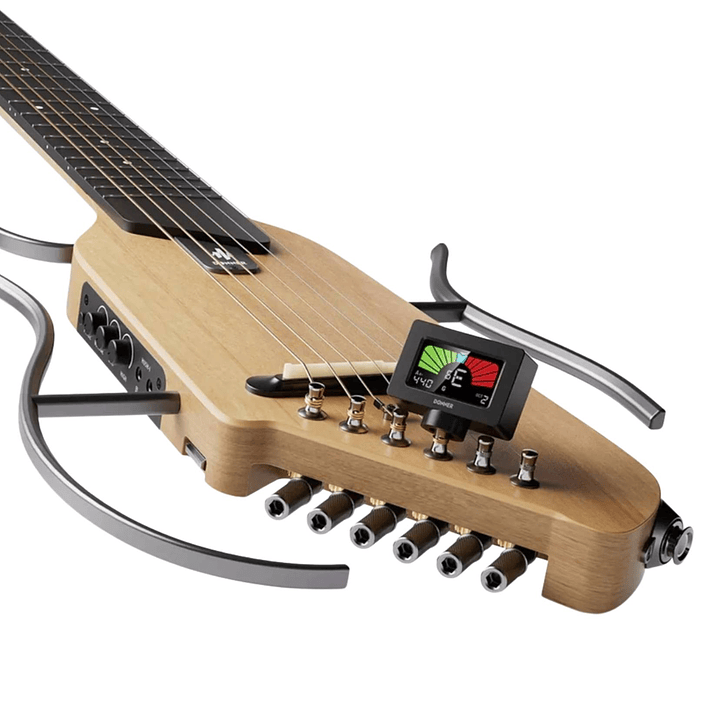 Afinador Cromático Clip Magnético Guitarra y Bajo Donner DT-10 2