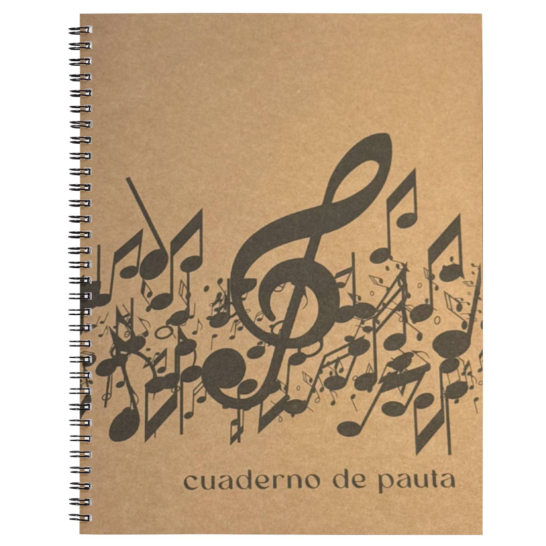 Cuaderno de Música Ecológico Zamor Pauta Entera Tapa Blanda 14 Sistemas 2