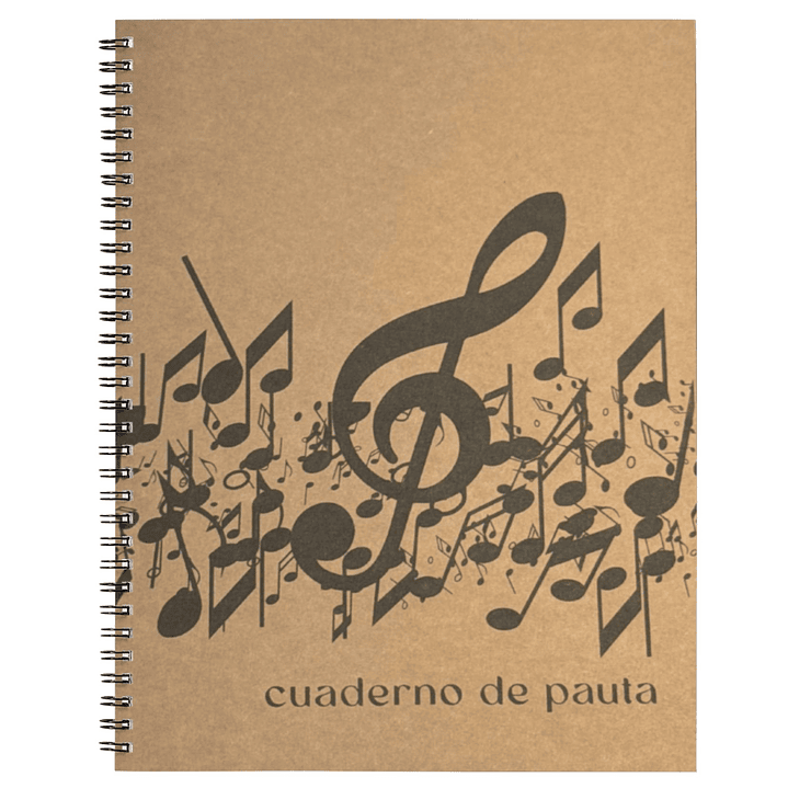 Cuaderno de Música Ecológico Zamor Pauta Entera Tapa Dura 12 Sistemas 2