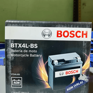 Batería Bosch BTX4L-BS - YTX4L-BS
