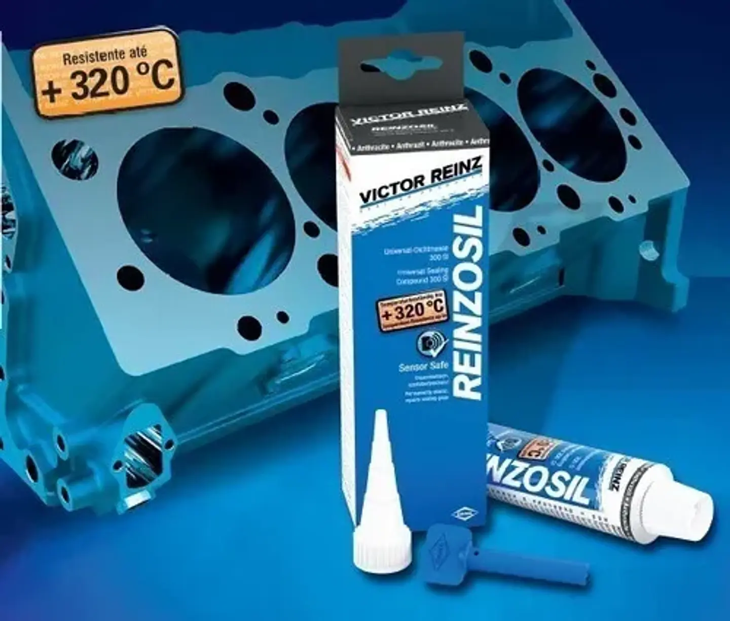 Silicona Sellante Motores/ejes/trans Victor Reinz 320°c 70ml 1