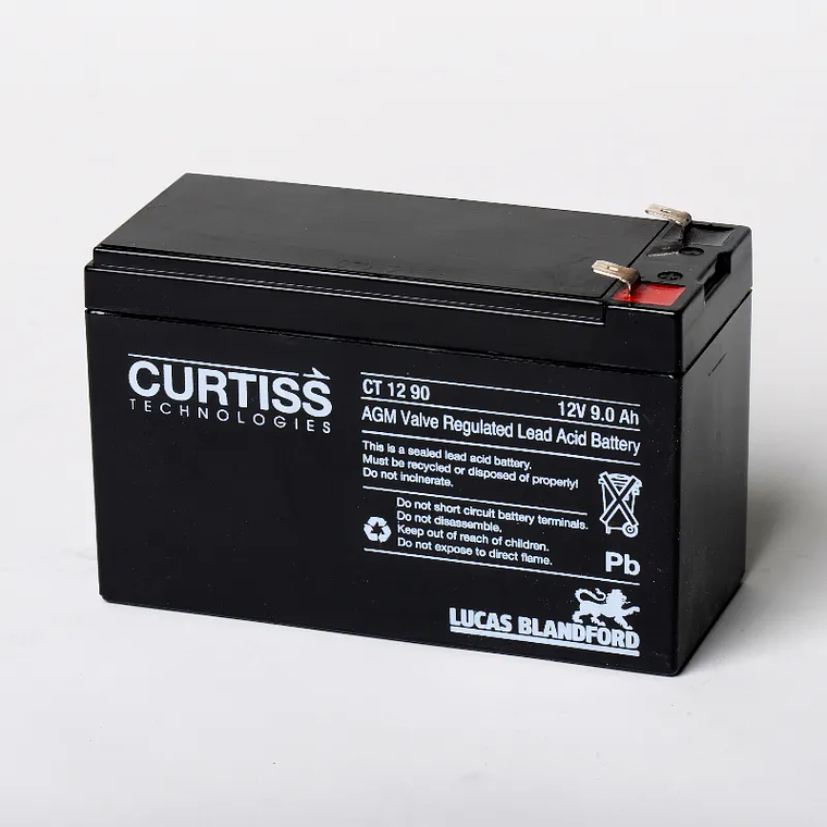 Batería Ciclo Profundo Gel 12v 9ah Curtiss Ct1290 1