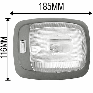 Luz De Techo Para Auto Con Ampolleta Universal Plafonier