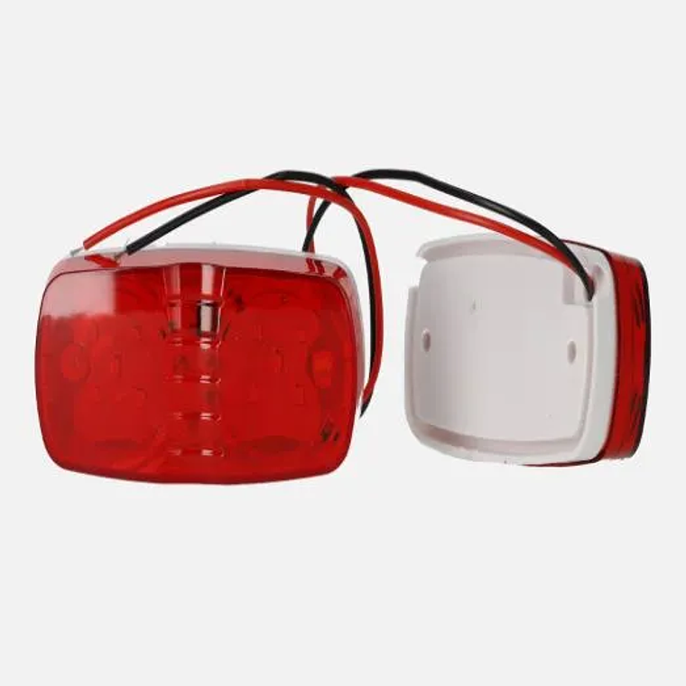 Foco Lateral Led Rojo 12-24v Para Camión 3