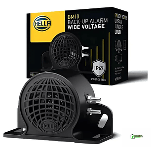 Alarma De Retroceso Hella 110db 9-48v Para Camión Y Bus
