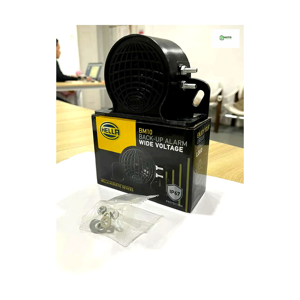 Alarma De Retroceso Hella 110db 9-48v Para Camión Y Bus 3