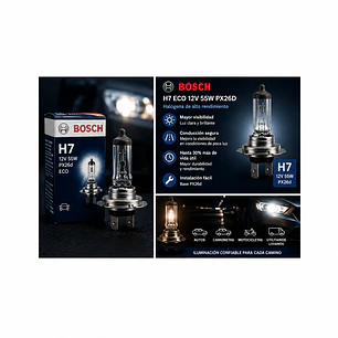 Ampolleta Bosch H7 Eco 12V 55W PX26D