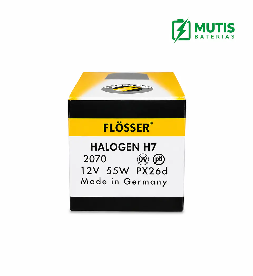 Ampolleta Halógena Flosser H7 12V 55W 4