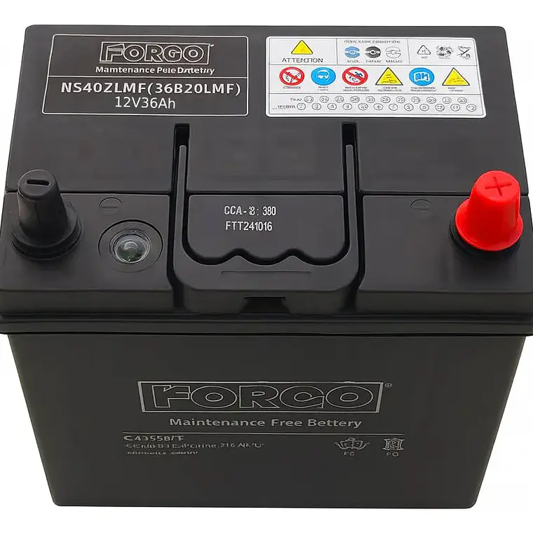 Batería 12v 36ah 380cca 40b19l Sin Pestaña Positivo Derecho 3