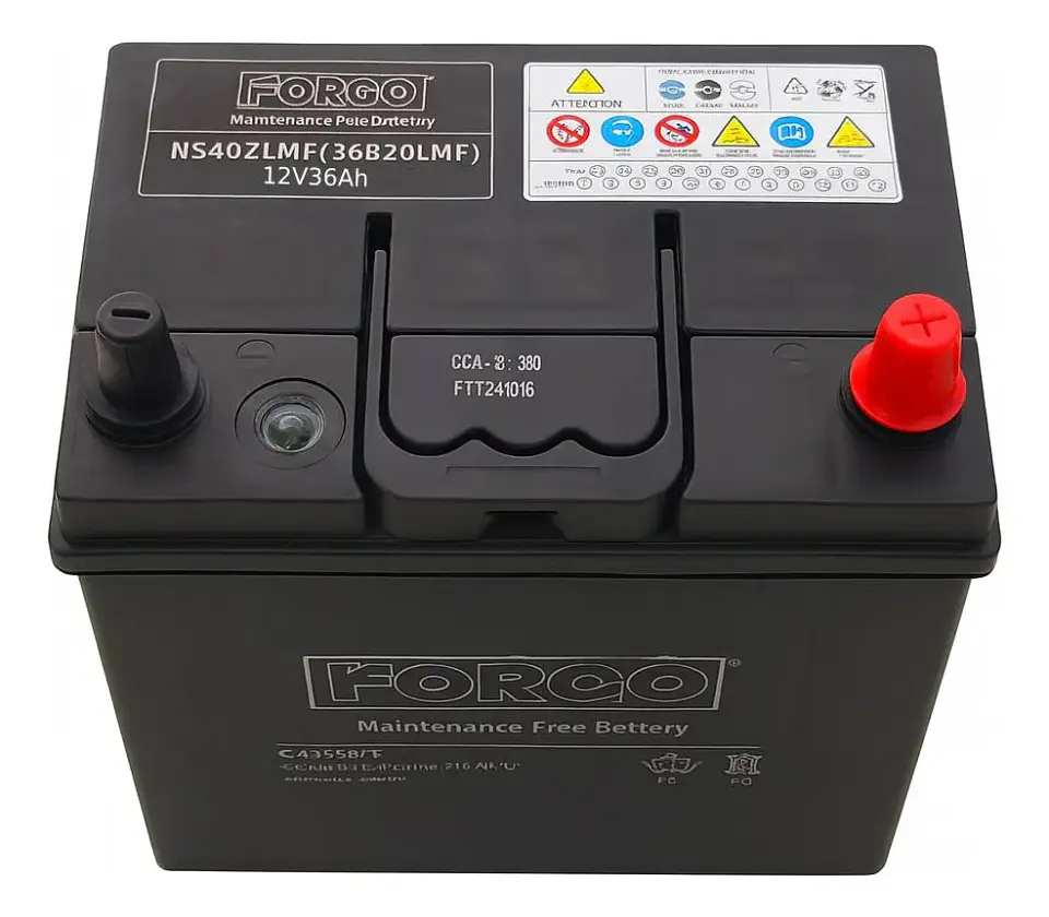 Batería 12v 36ah 380cca 40b19l Sin Pestaña Positivo Derecho 3