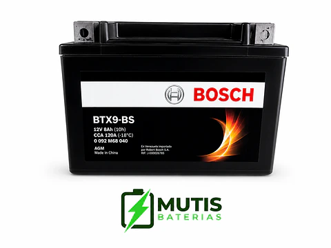 Batería para moto Bosch BTX9-BS / YTX9-BS