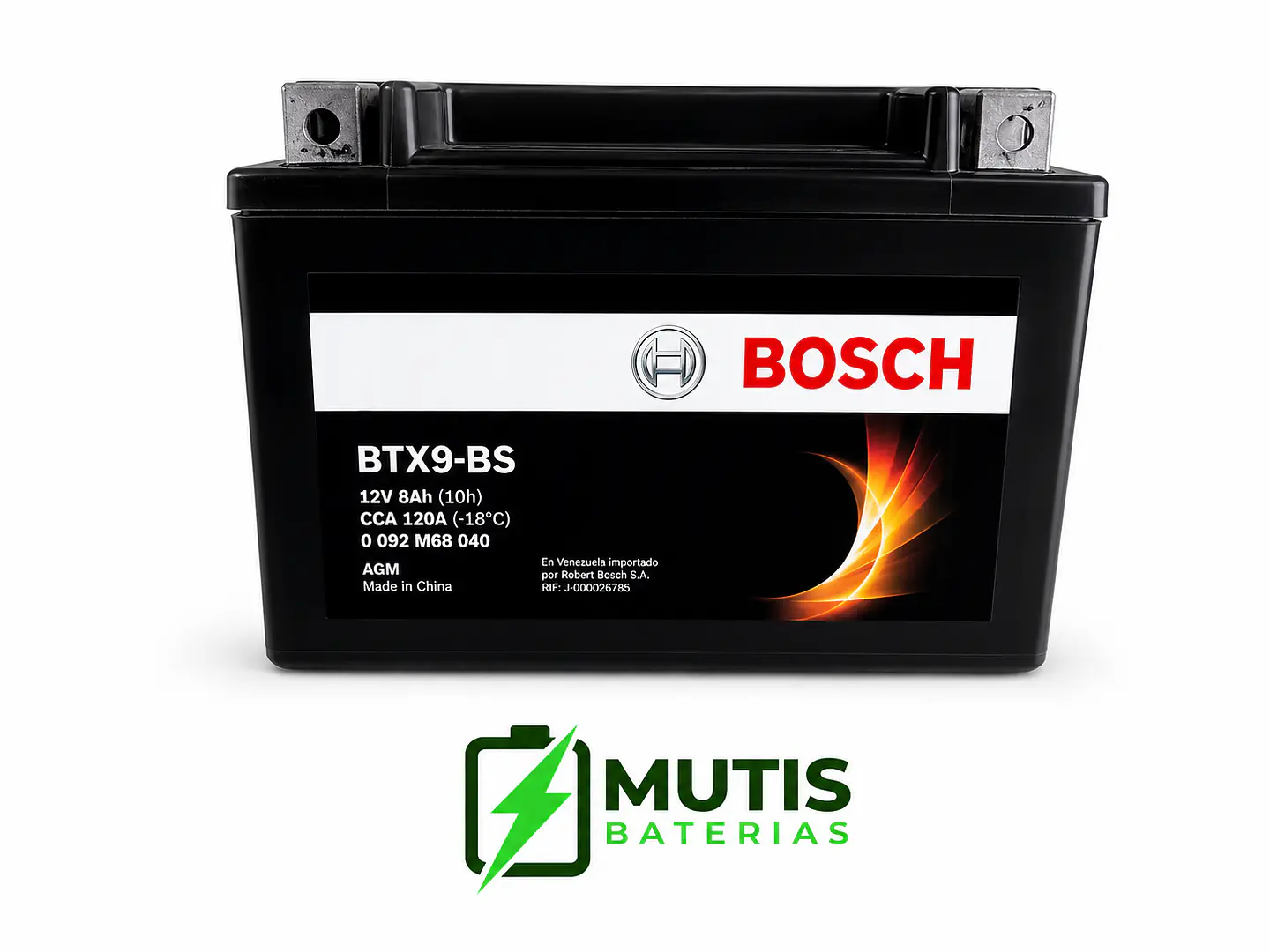 Batería para moto Bosch BTX9-BS / YTX9-BS 2