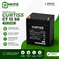 Bateria Ciclo Profundo Gel 12v 5ah Curtiss Ct1250 - Miniatura 1