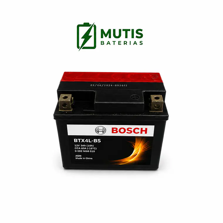 Batería Bosch BTX4L-BS - YTX4L-BS 3