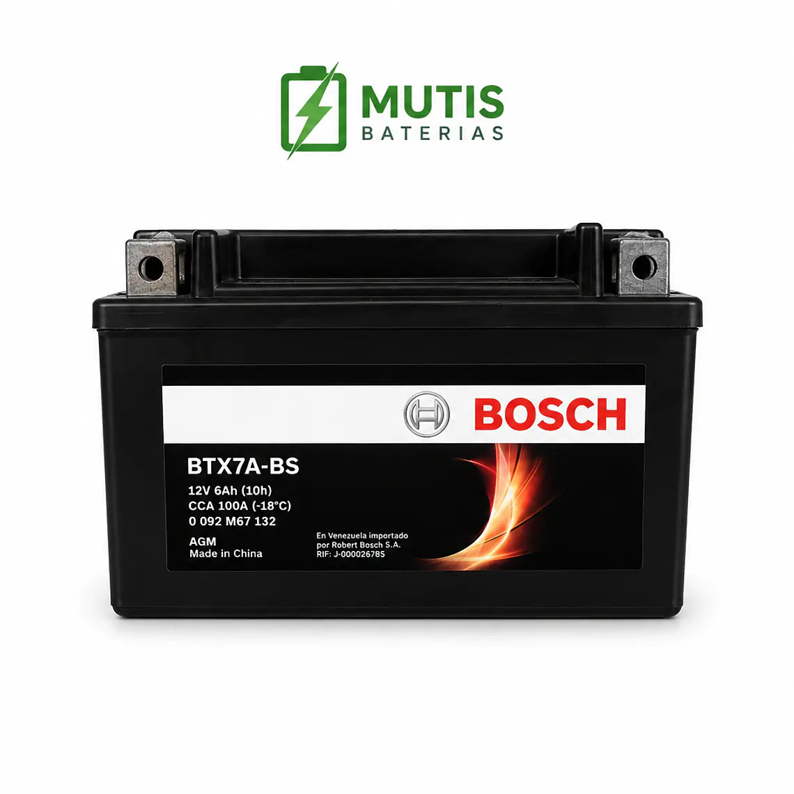 Bateria Moto Bosch Btx7a-bs (ytx7a-bs) 2