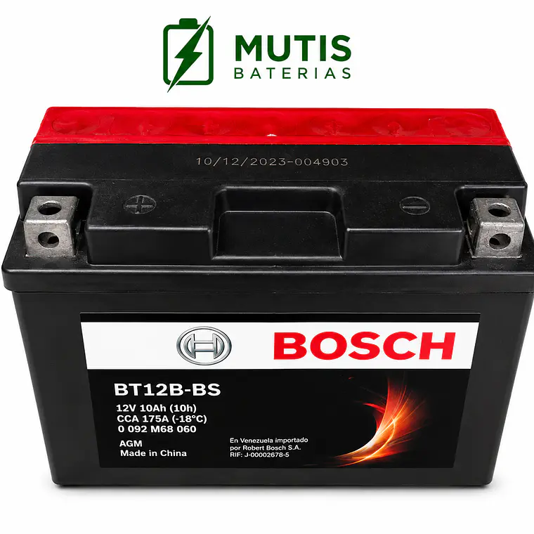 Bateria Bosch Bt12b-bs Yt12b-bs 3