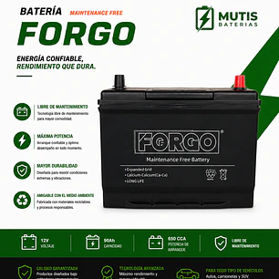 Batería 12v 90ah 650cca 105d31l Positivo Derecho