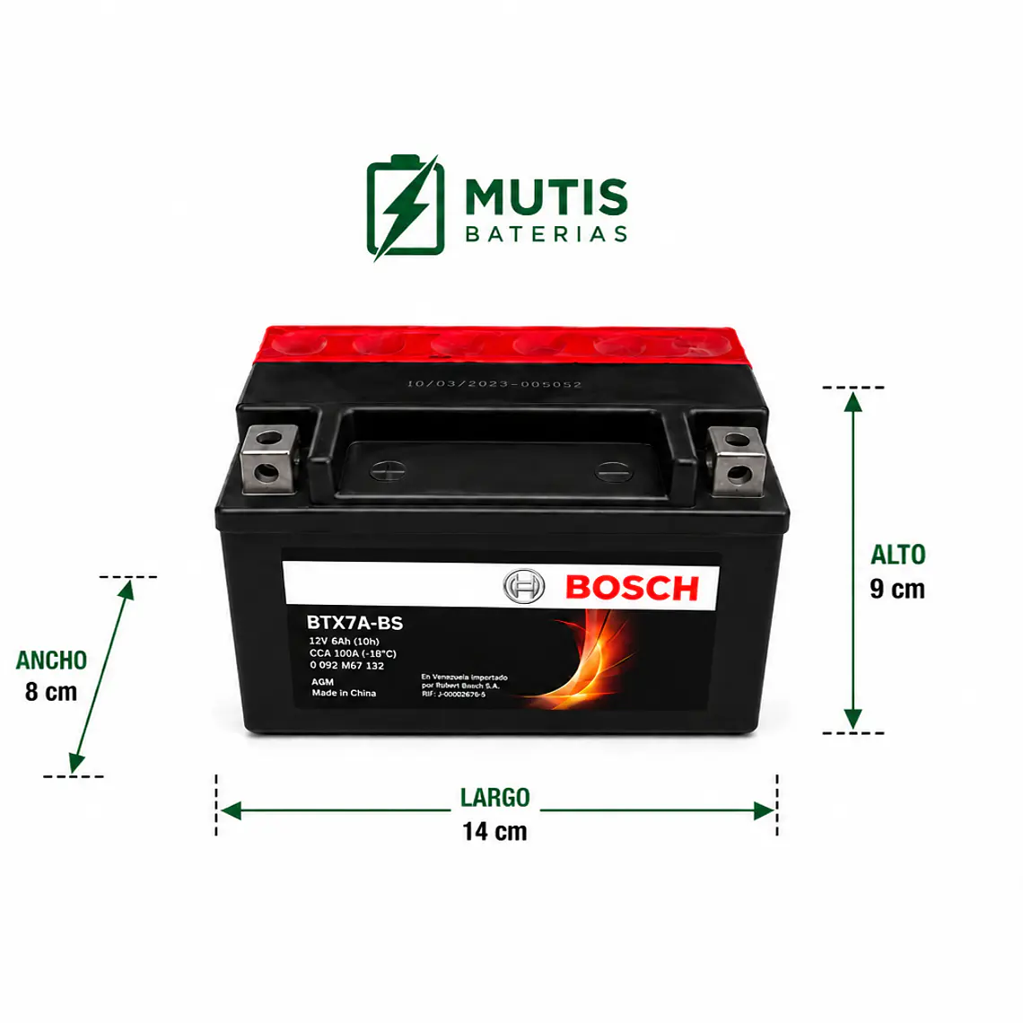 Bateria Moto Bosch Btx7a-bs (ytx7a-bs) 4