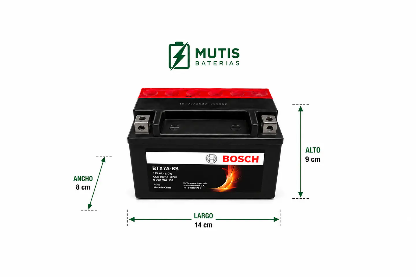 Bateria Moto Bosch Btx7a-bs (ytx7a-bs) 4