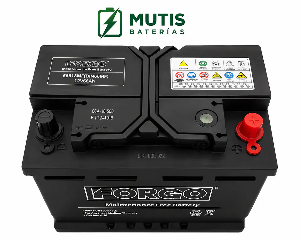 Bateria Auto 12v 66ah 500cca Positivo Derecho Forgo 2
