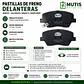 Pastillas De Freno Delanteras Kia Cerato 2013-2018 - Miniatura 1