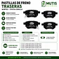 Pastillas De Freno Traseras Toyota Corolla 2008-2017 1.6/1.8 - Miniatura 1