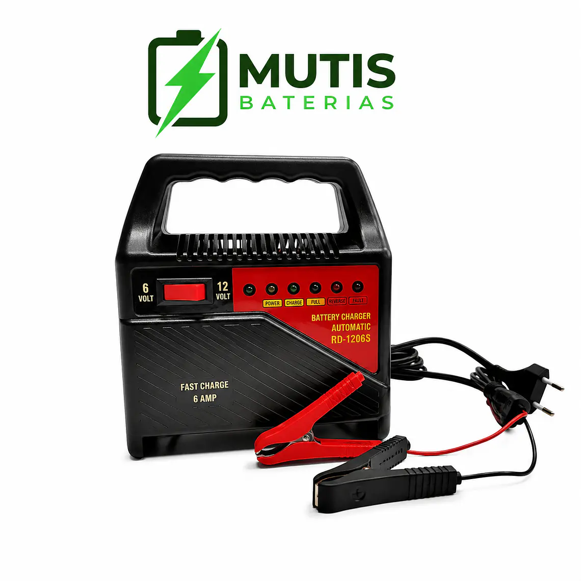 Cargador De Baterías 12v 6a Para Auto Y Moto 2