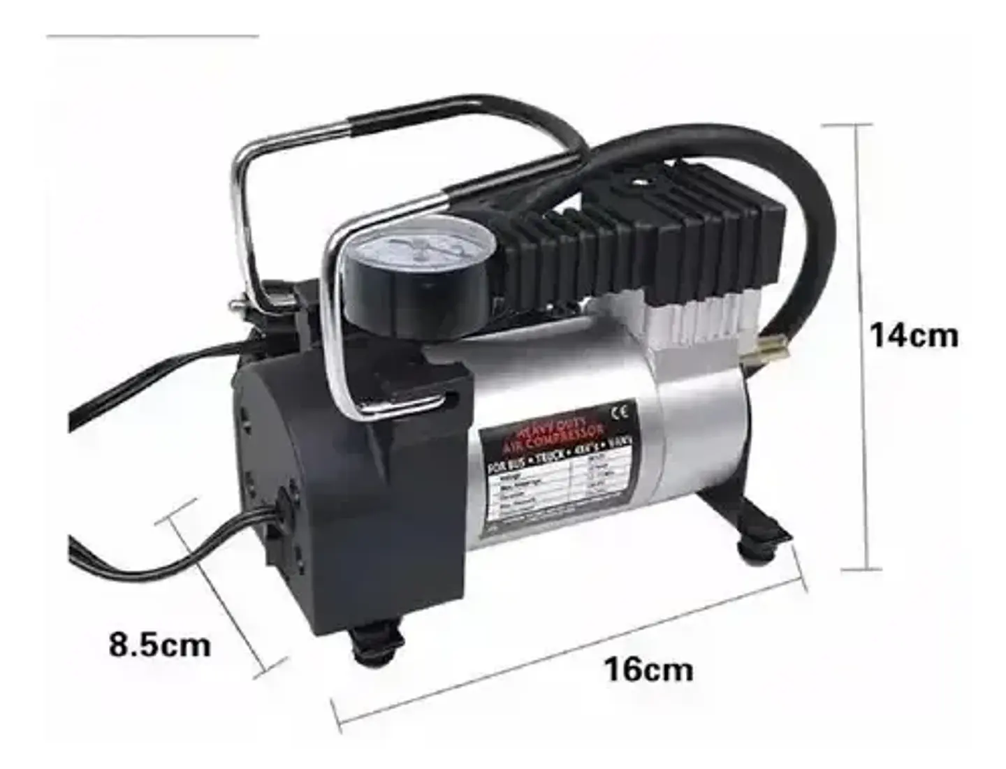 Mini Compresor 12v Compresor Aire Portátil 150psi Neumático 3