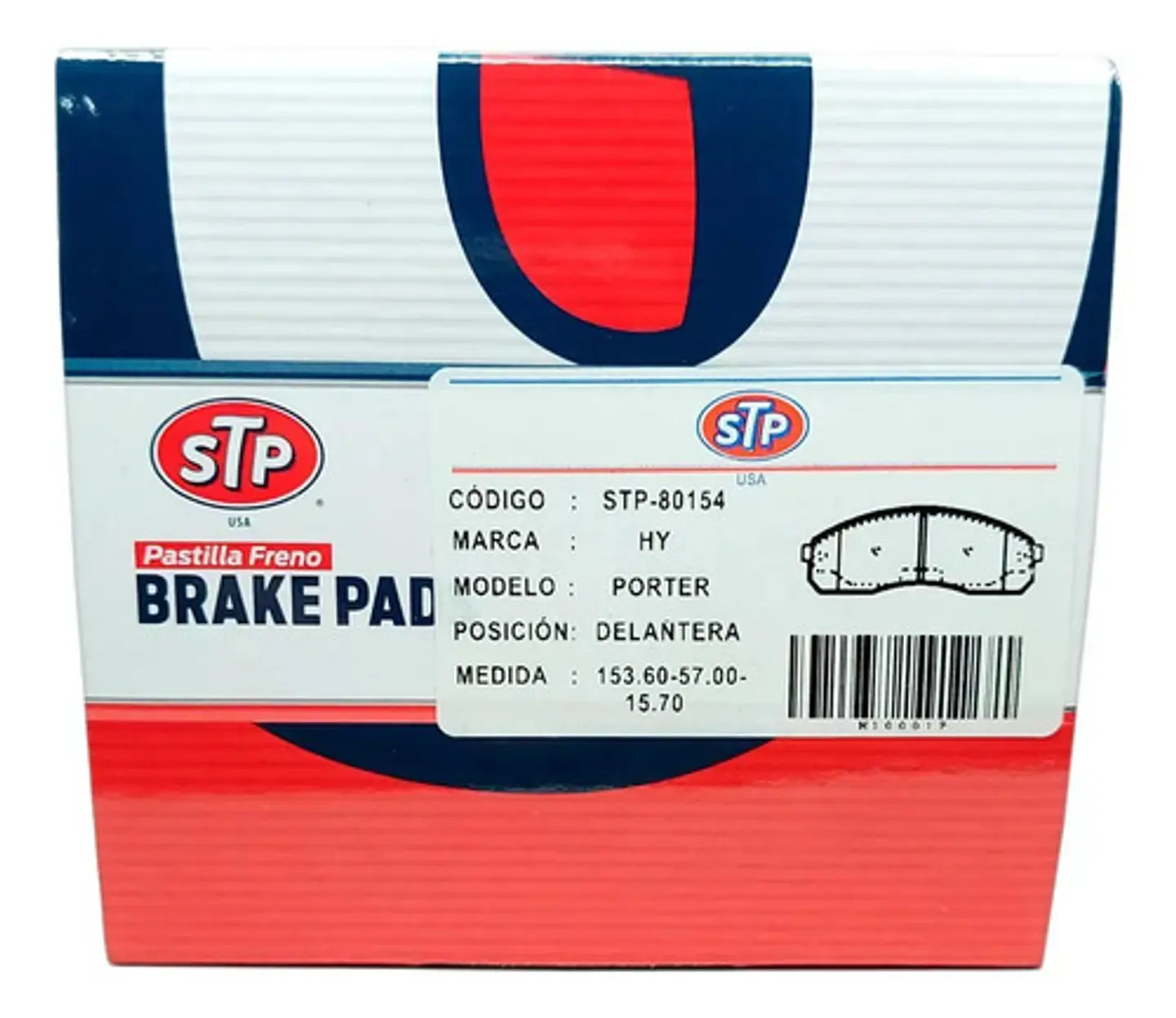 Pastillas De Freno Delanteras Hyundai Porter 2.5 2004-2019 3