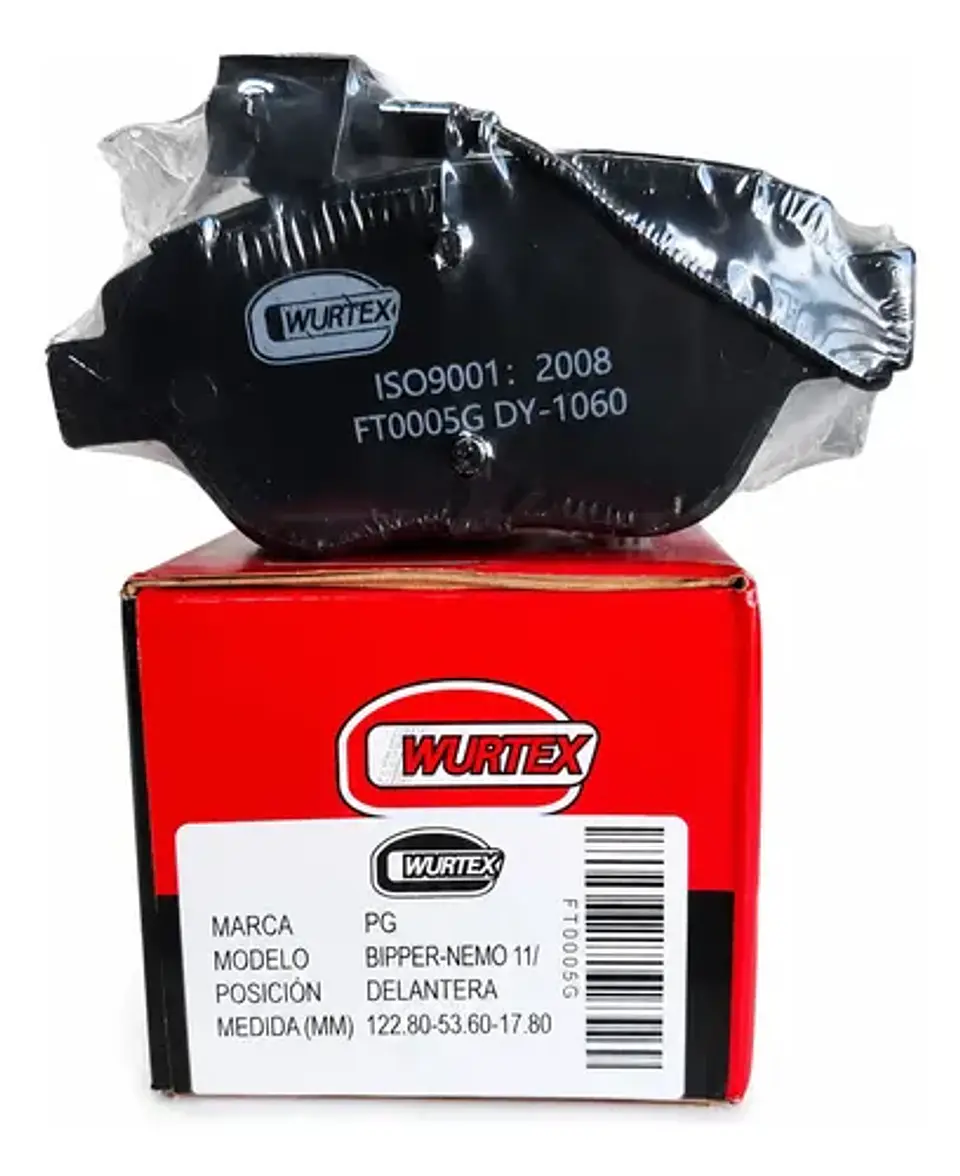 Pastillas De Freno Delanteras Fiat Doblo  2002-2009 1