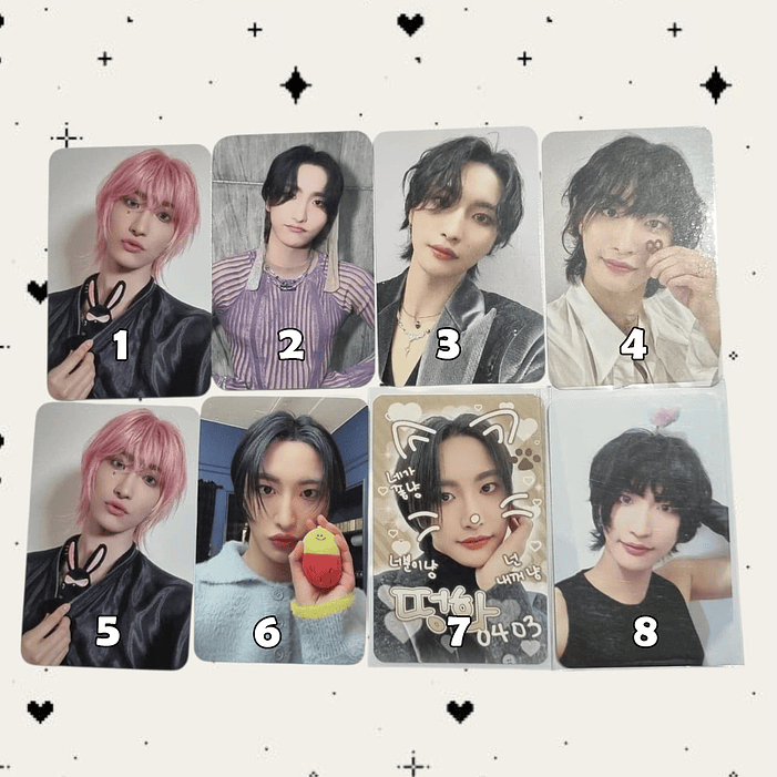 PHOTOCARDS VARIAS SEONGHWA (2) 1