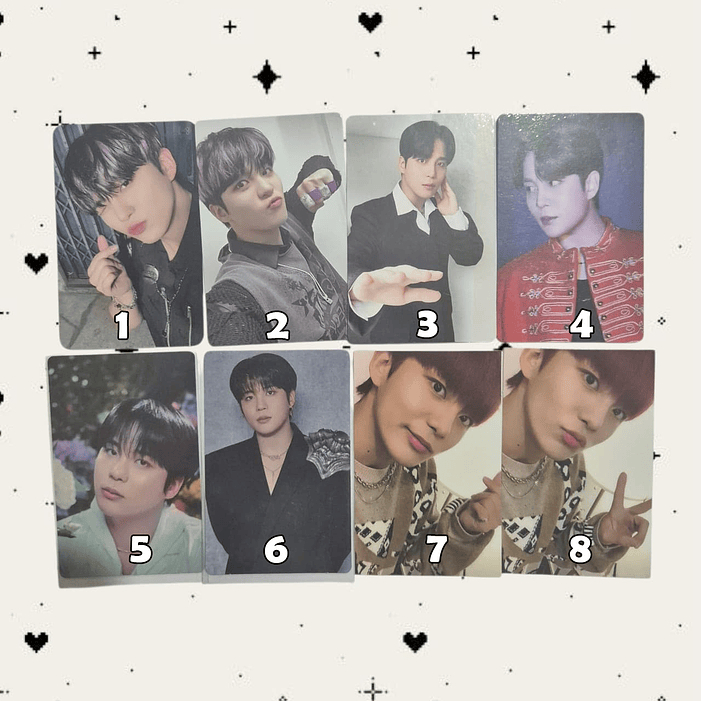 PHOTOCARDS VARIAS JONGHO (11) 1