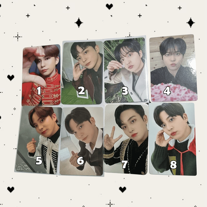 PHOTOCARDS VARIAS JONGHO (12) 1