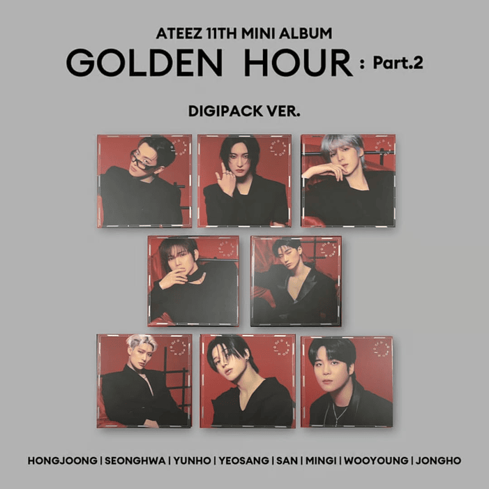 ATEEZ - GOLDEN HOUR PART.2 (DIGIPAK)  1