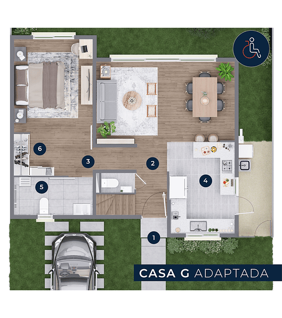 CASA G - Inmobiliaria 70W. (3D + 3B) 