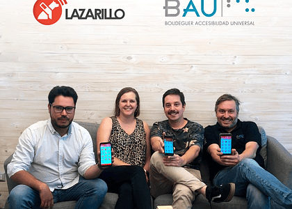BAU Accesibilidad y LazarilloApp trabajan junto por la autonomía de las personas con discapacidad visual