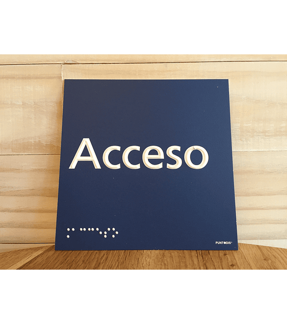 Señalética Mural Inclusiva - Braille + Altorrelieve (Consultar Precio)