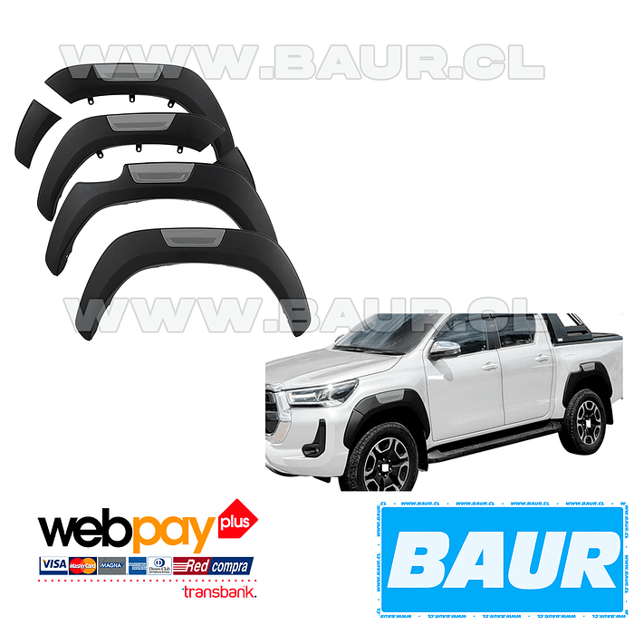 Fenders Toyota Hilux Revo - 2015 + 